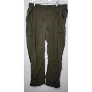 Columbia Pants Mens 42x34 Green Omni-Shade Convertible Hiking Outdoor Pockets